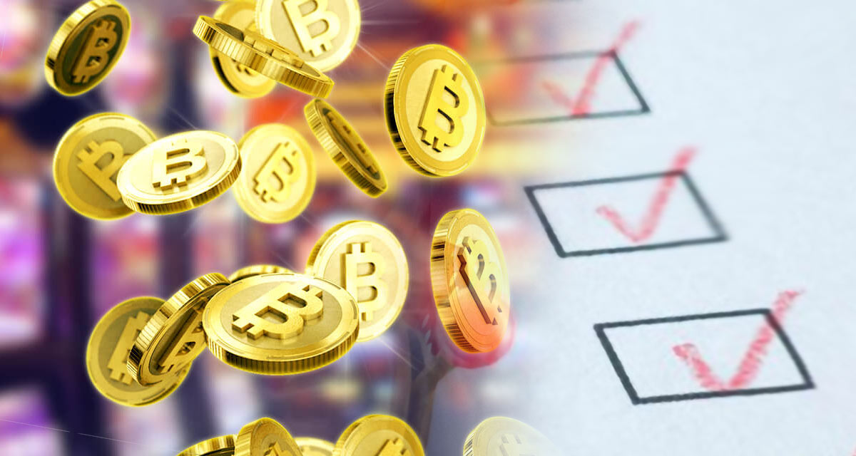 Bitcoin casino checklist
