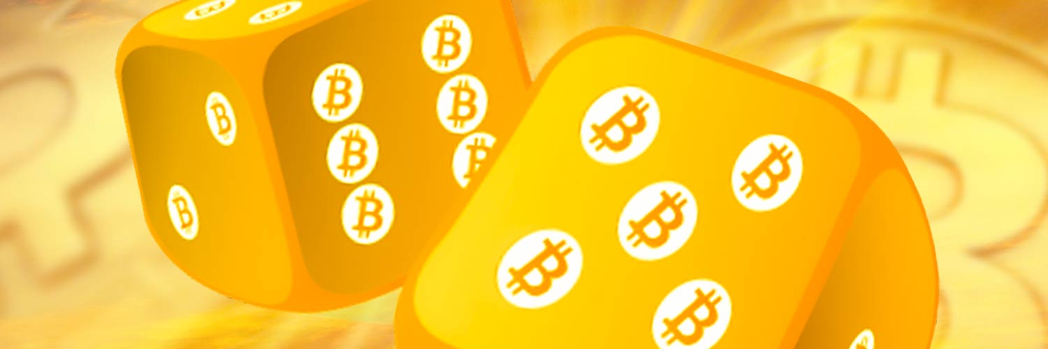 Golden bitcoin dice